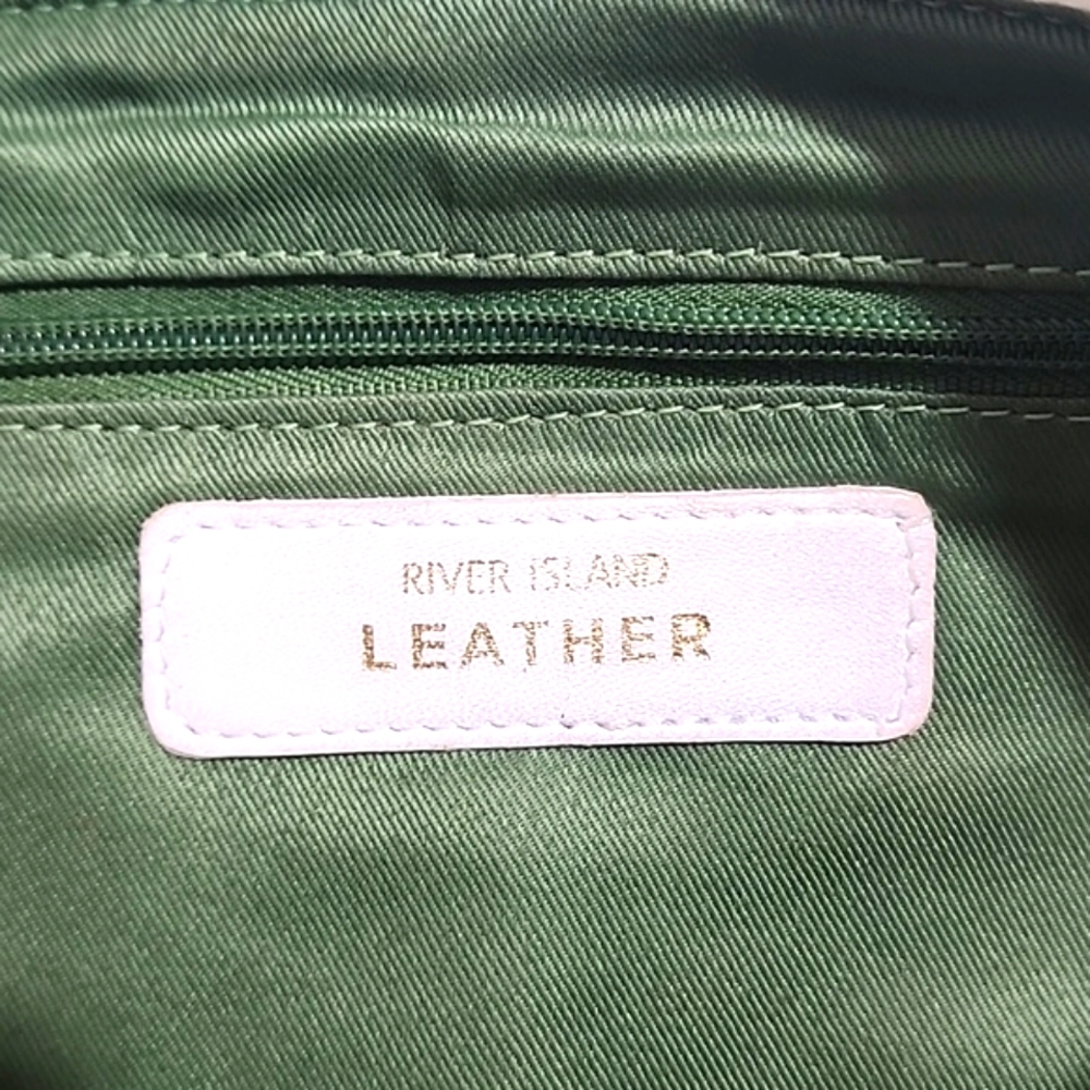 River Island Women's Leather Abstract Clutch Handbag. - Picture 4 of 8